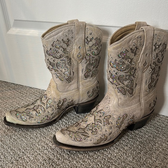 Corral Gray Western Boots - Picture 2 of 6